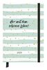 Terminkalender Jahresbegleiter Visual Words 2023: Terminplaner 13 x 18,5 cm I Kalendarium in Deutsch I Platz für Notizen und Lesezeichenband