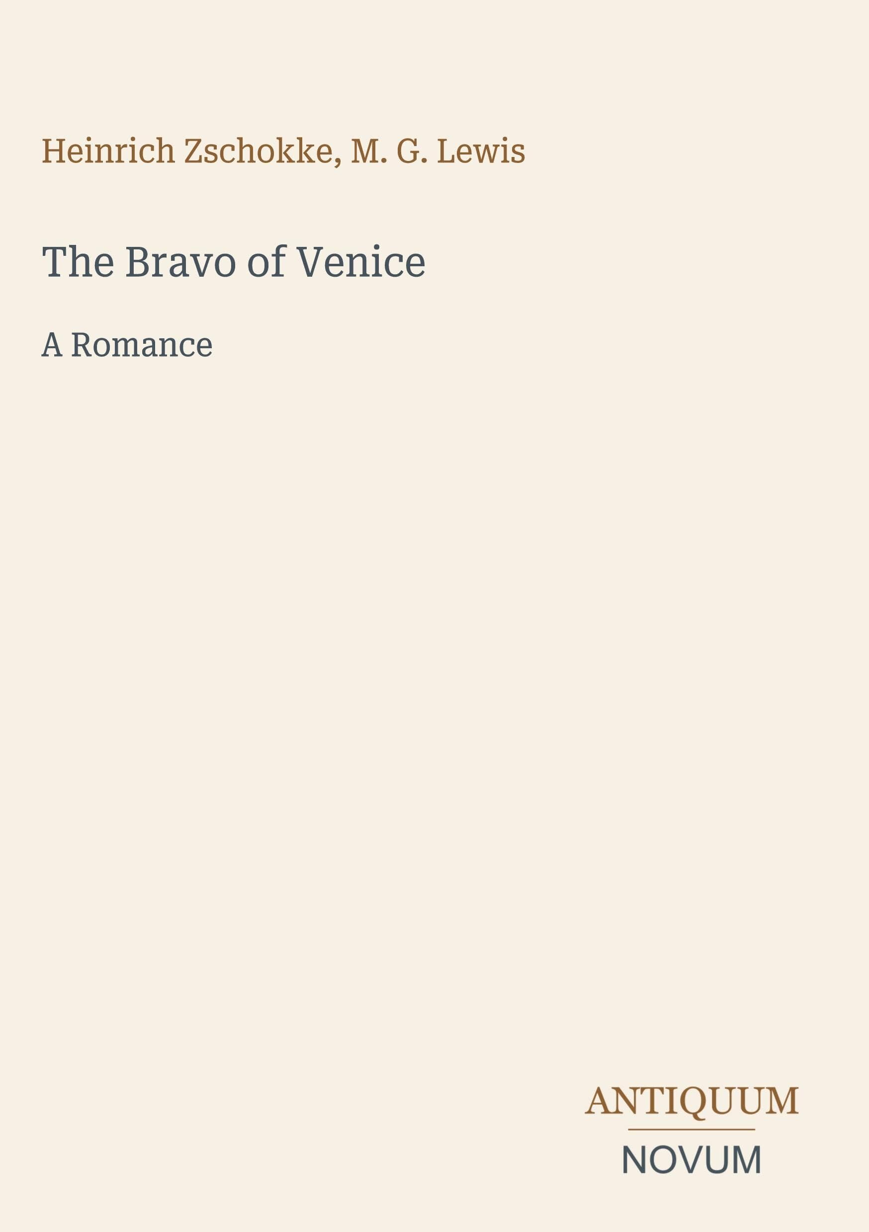 The Bravo of Venice