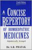 Concise Repertory of Homeopathic Medicines