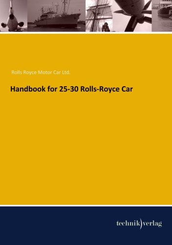 Handbook for 25-30 Rolls-Royce Car