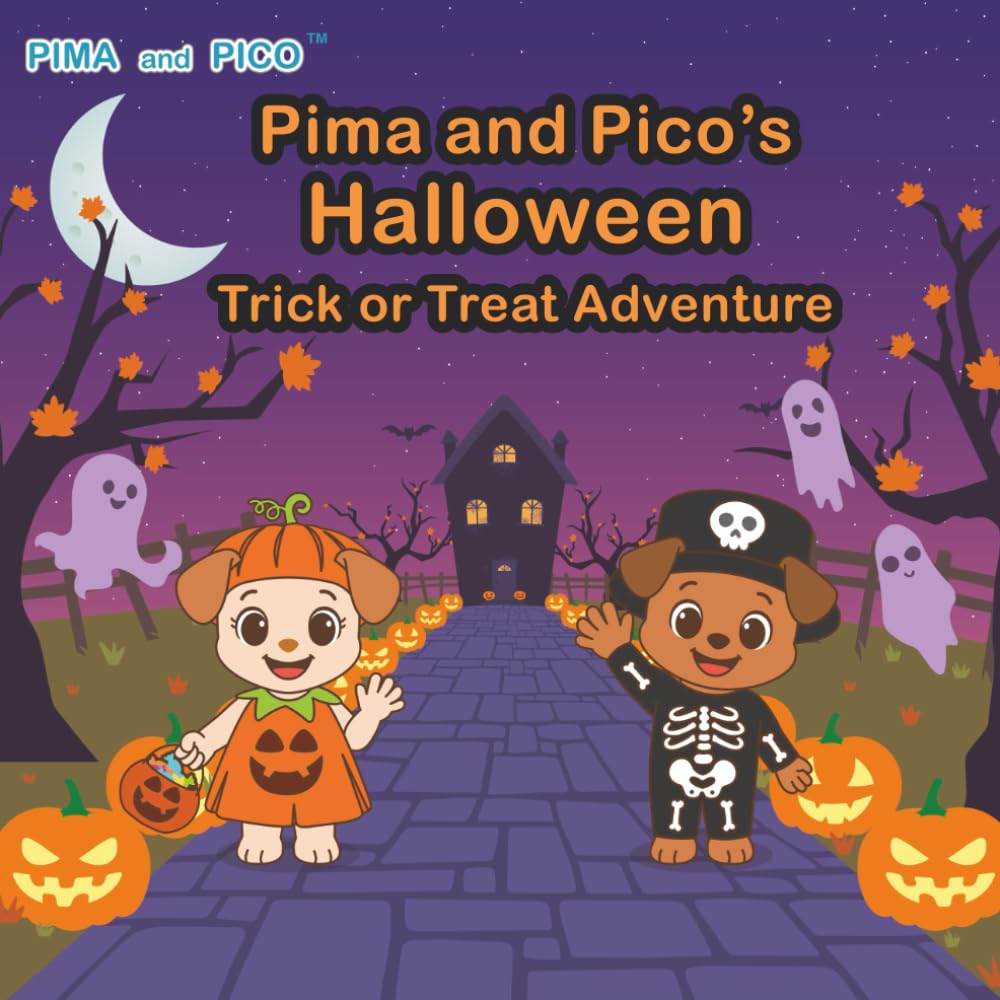 Pima and Pico's Halloween Trick or Treat Adventure