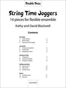 String Time Joggers - Double Bass Part: 14 Pieces for Flexible Ensemble