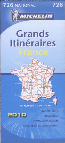 Frankreich Fernrouten 2010 (MICHELIN Nationalkarten)