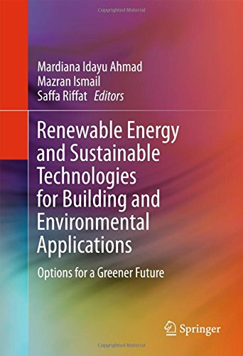 Renewable Energy and Sustainable Technologies for Building and Environmental Applications: Options for a Greener Future
