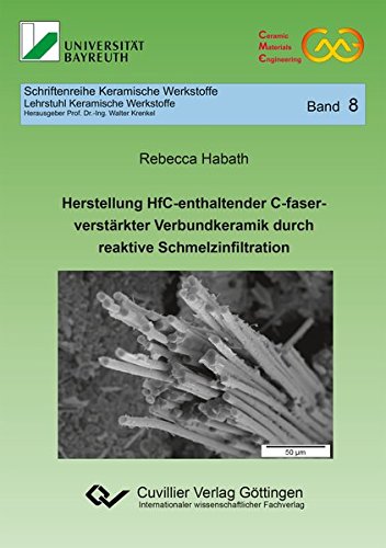 Herstellung HfC-enthaltender C-faserverstärkter Verbundkeramik durch reaktive Schmelzinfiltration (Schriftenreihe Keramische Werkstoffe)