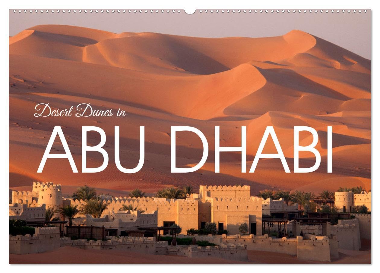 Desert dunes in Abu Dhabi (Wall Calendar 2026 DIN A2 landscape), CALVENDO 12 Month Wall Calendar: Shadows in the desert