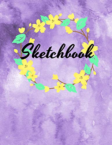 Sketchbook: Colorful cover for your best creations, Notebook for your sketches, drawings and creative writing