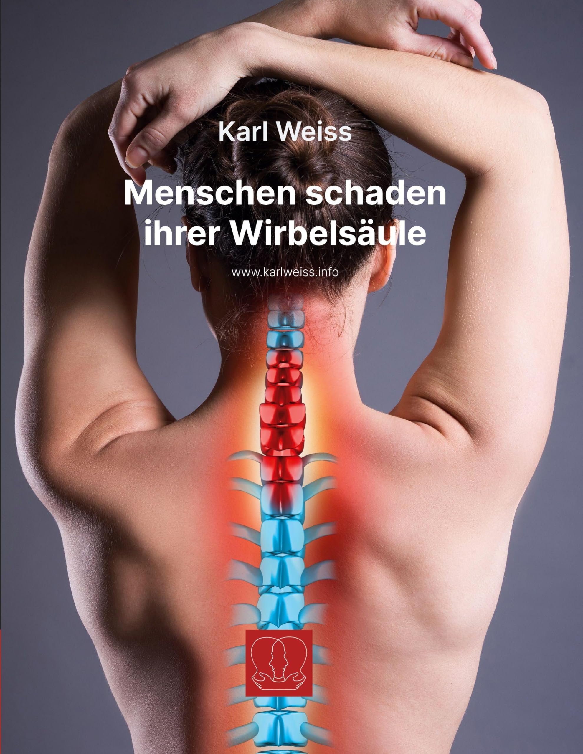 Menschen schaden ihrer Wirbelsäule