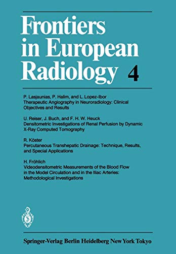 Frontiers in European Radiology (Frontiers in European Radiology, 4, Band 4)