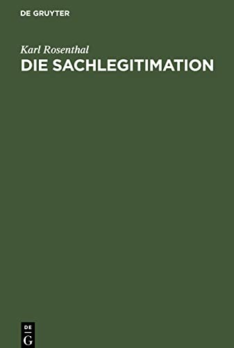Die Sachlegitimation
