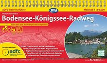 ADFC-Radreiseführer Bodensee-Königssee-Radweg 1:50.000 praktische Spiralbindung, reiß- und wetterfest, GPS-Tracks Download: Auf 418 km quer durchs bayerische Voralpenland