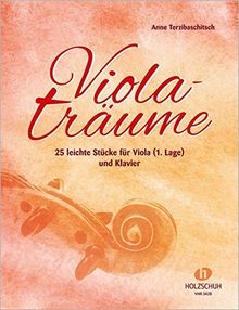 Violaträume - 25 leichte Stücke für Viola (1. Lage) und Klavier