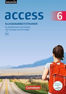 English G Access - Allgemeine Ausgabe: Band 6: 10. Schuljahr - Klassenarbeitstrainer mit Audios und Lösungen online