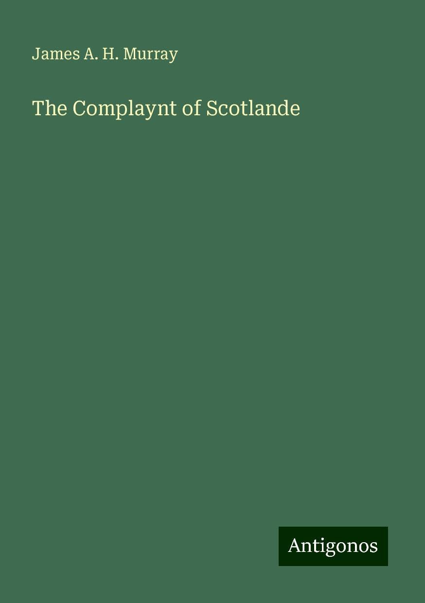 The Complaynt of Scotlande