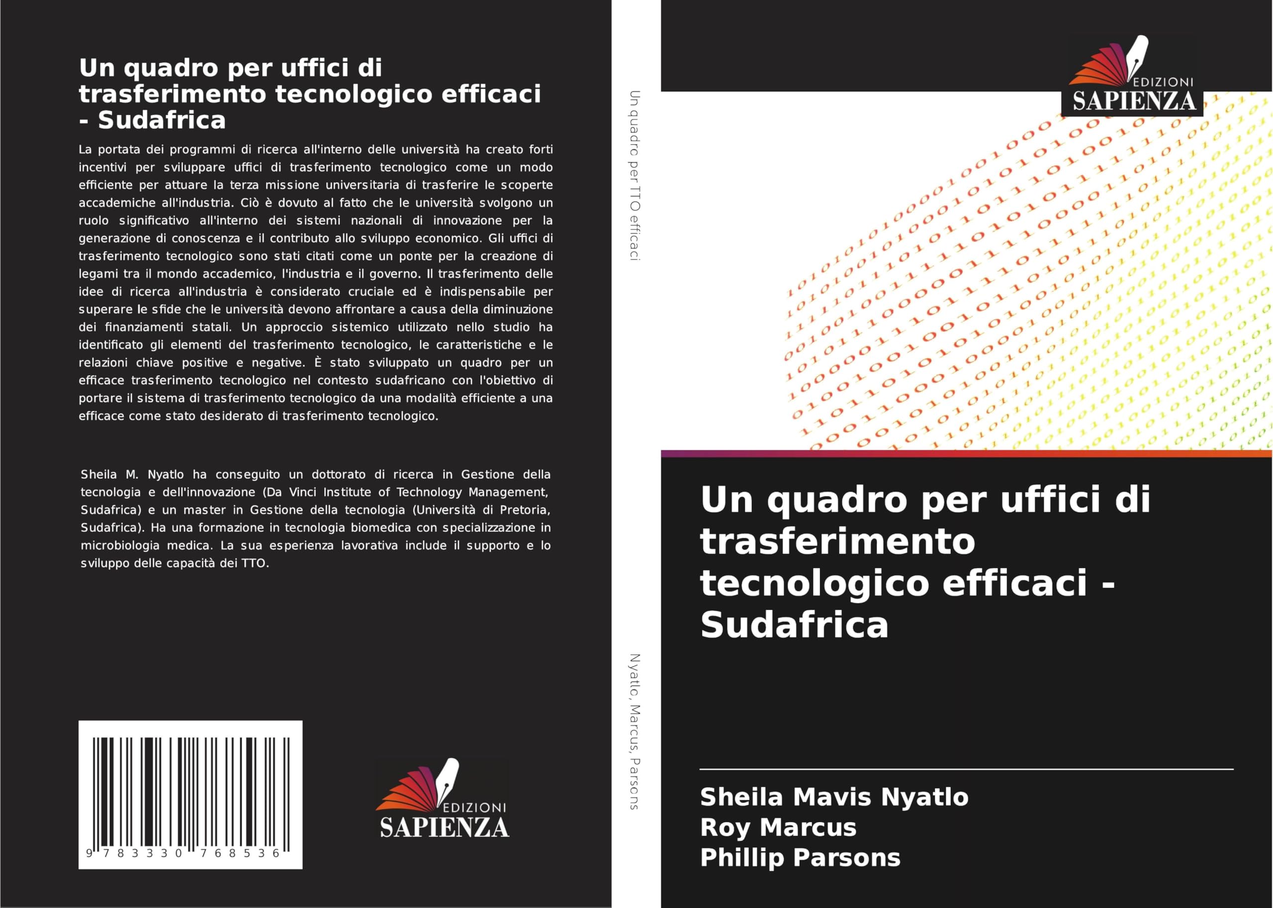 Un quadro per uffici di trasferimento tecnologico efficaci - Sudafrica: DE