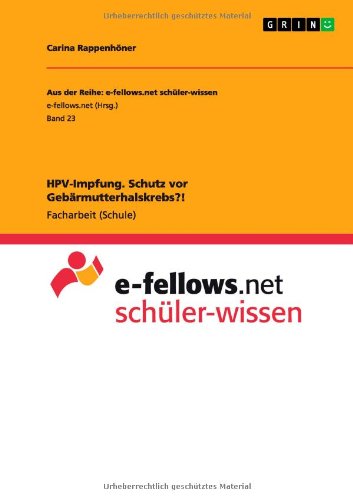 HPV-Impfung. Schutz vor Gebärmutterhalskrebs?!