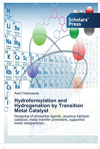 Hydroformylation and Hydrogenation by Transition Metal Catalyst: Designing of phosphine ligands, aqueous biphasic catalysis, mass transfer promoters, supported metal nanoparticles