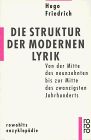 Die Struktur der modernen Lyrik: Von der Mitte des neunzehnten bis zur Mitte des zwanzigsten Jahrhunderts