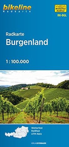 Burgenland (Bikeline Radkarte)