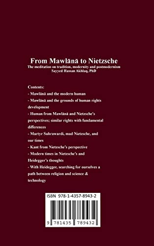 From Mawlana to Nietzsche: The meditation on tradition, modernity and postmodernism
