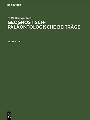Text (Geognostisch-Paläontologische Beiträge)