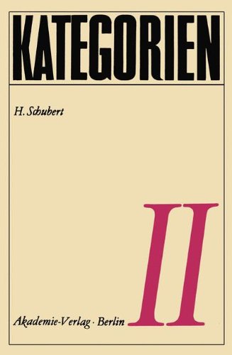Kategorien II (Heidelberger Taschenbücher, Band 66)