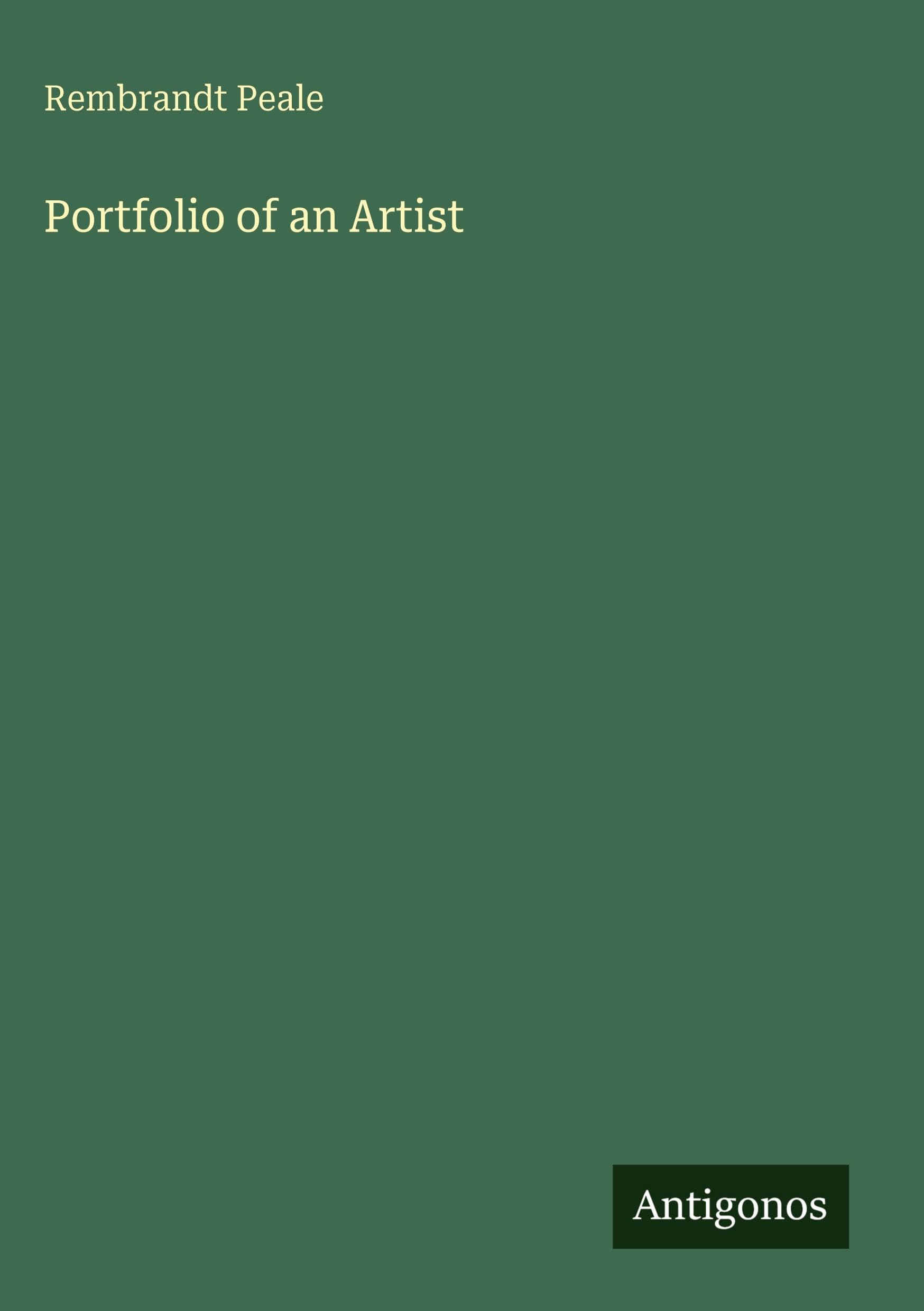 Portfolio of an Artist