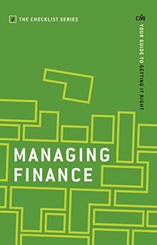 Managing Finance: Your guide to getting it right (Checklist) von CMI, Books | Buch | Zustand sehr gut