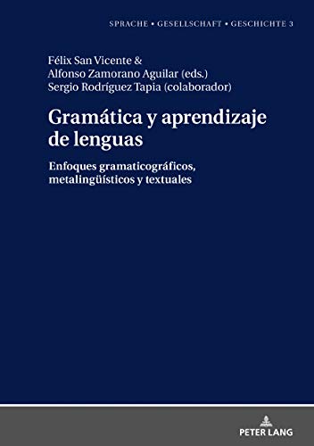 Gramática y aprendizaje de lenguas: Enfoques gramaticográficos, metalingüisticos y textuales (Sprache – Gesellschaft – Geschichte, Band 3)