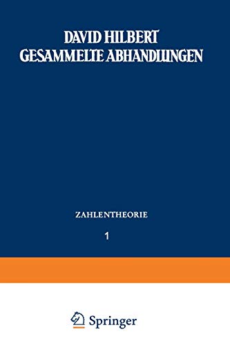Zahlentheorie: Erster Band Zahlentheorie