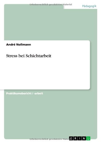 Stress bei Schichtarbeit