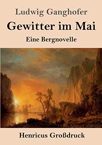 Gewitter im Mai (Großdruck): Eine Bergnovelle