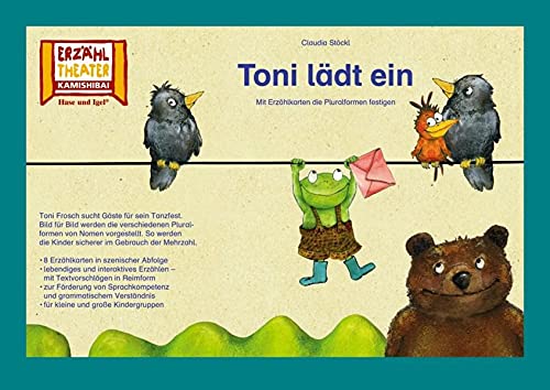 Toni lädt ein / Kamishibai Bildkarten: 8 Bildkarten für das Erzähltheater