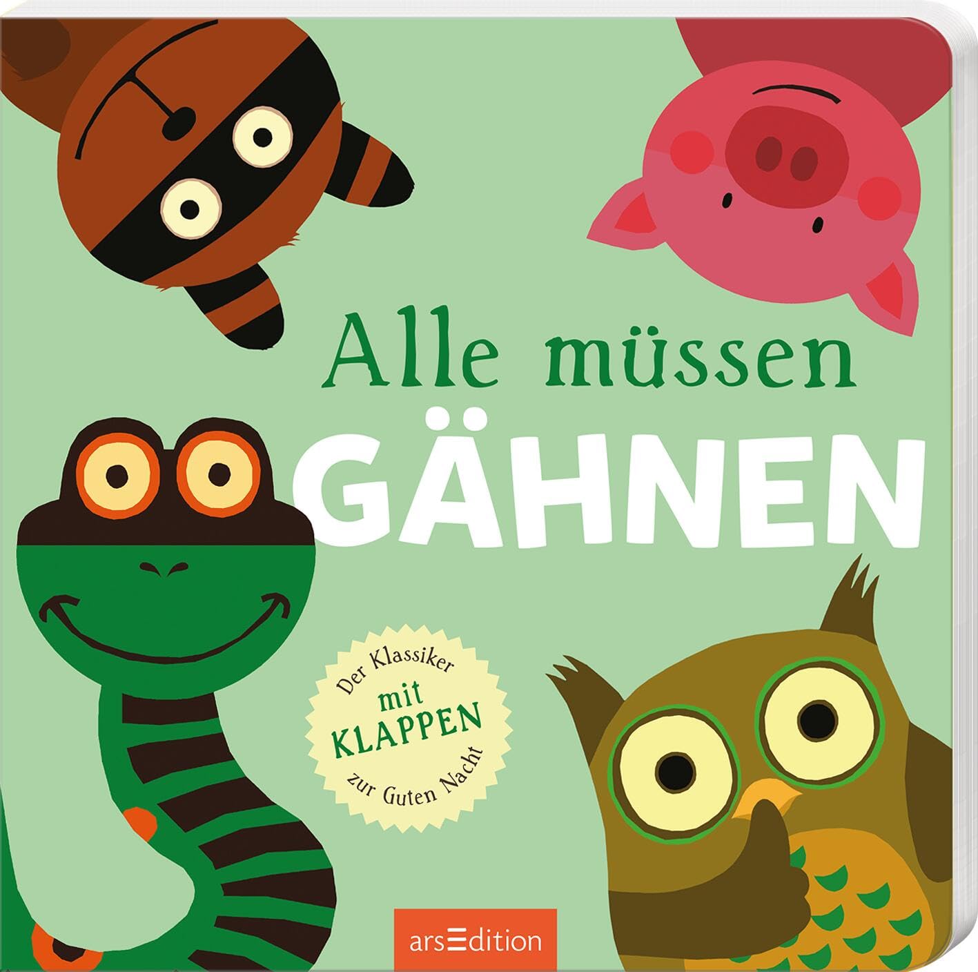 Alle müssen gähnen: Mit großen Klappen | Der Einschlafklassiker für Kinder ab 24 Monaten