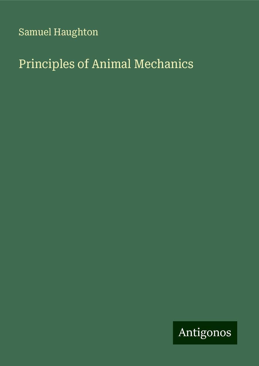 Principles of Animal Mechanics