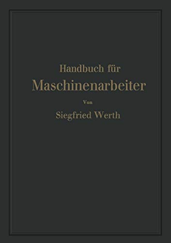 Handbuch für Maschinenarbeiter