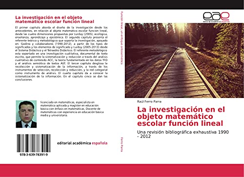 La investigación en el objeto matemático escolar función lineal: Una revisión bibliográfica exhaustiva 1990 - 2012