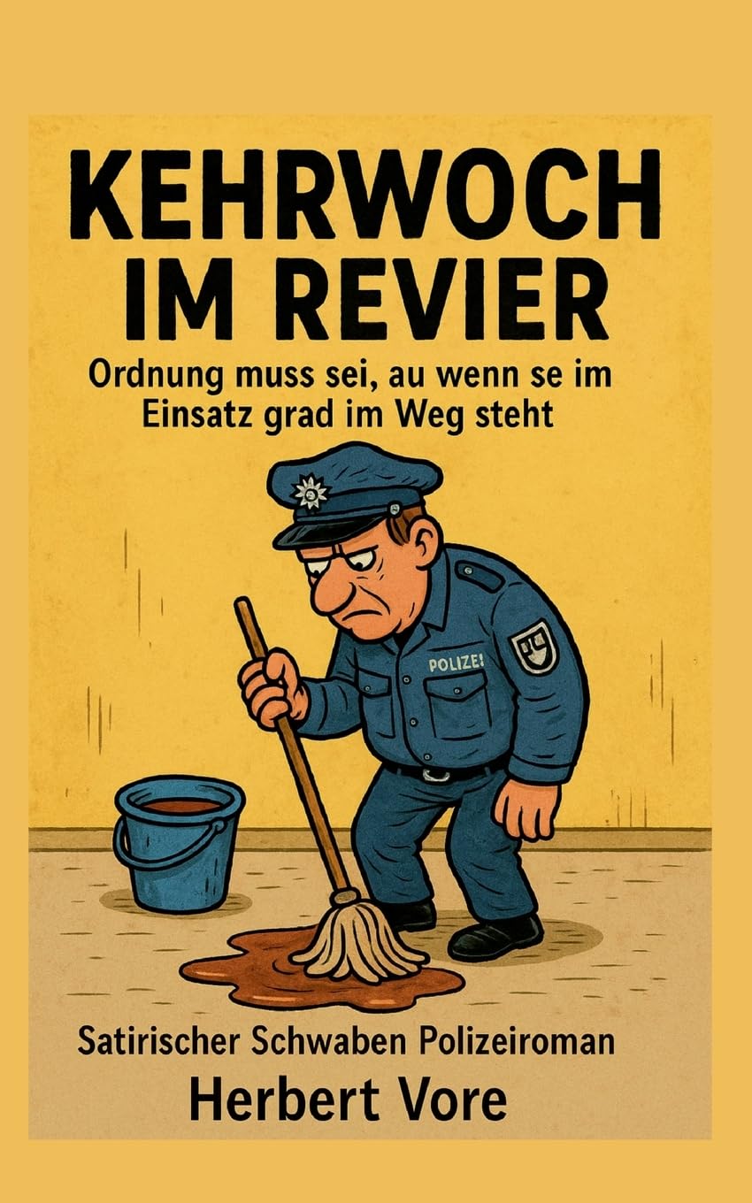 Kehrwoch im Revier: Ordnung muss sei, au wenn se im Einsatz grad im Weg steht satirischer Schwaben Polizeiroman