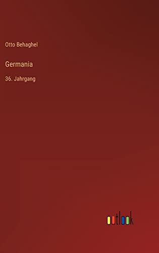 Germania: 36. Jahrgang