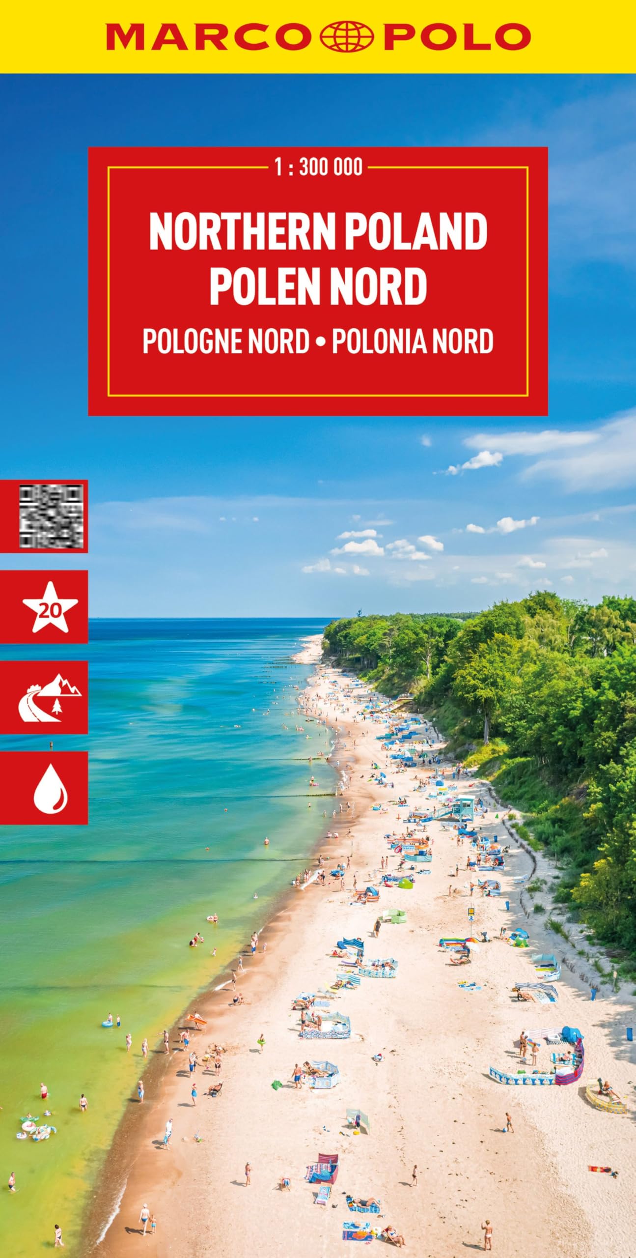 unbekannt Marco Polo Reisekarte Polen Nord 1, 300.000, Wegenkaart 1, 300.000 (Marco Polo Wegenkaart)