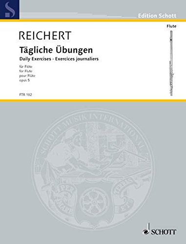 Tägliche Übungen: op. 5. Flöte. (Edition Schott)