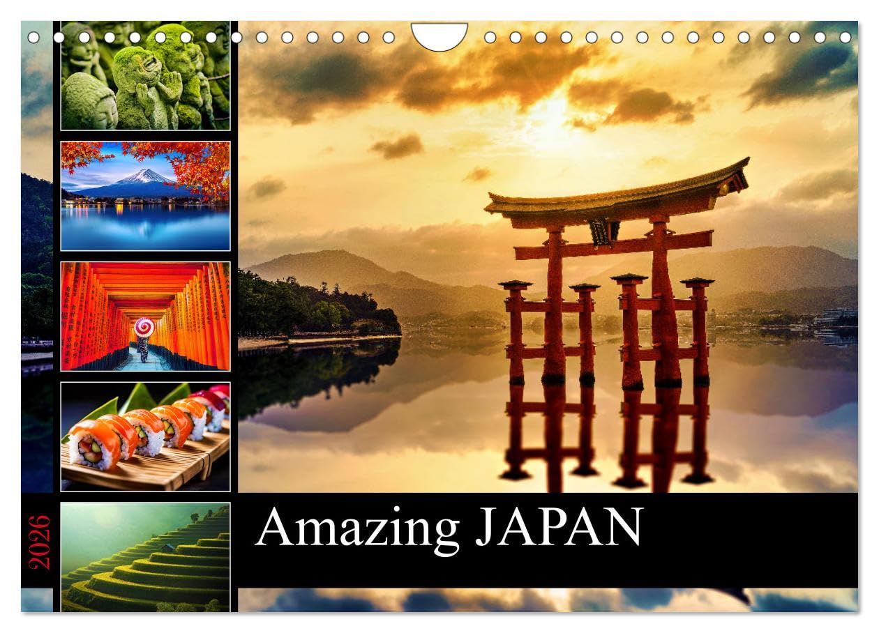 Amazing JAPAN (Wall Calendar 2026 DIN A4 landscape), CALVENDO 12 Month Wall Calendar: Discover the Magic