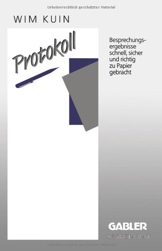 Protokoll (Gabler Sekretariat)