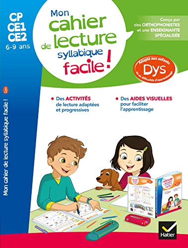 Mon Cahier De Lecture Syllabique Facile ! : Cp-ce1-ce2 6-9 Ans