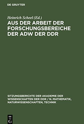 Aus der Arbeit der Forschungsbereiche der AdW der DDR: Festkolloquium zum 70. Geburtstag des Präsidenten Hermann Klare. [am 31. Mai 1979]