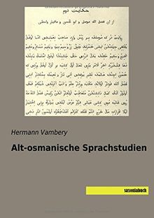 Alt-osmanische Sprachstudien