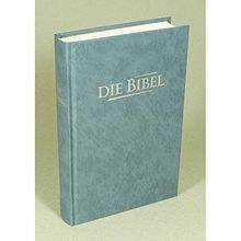 Die Bibel - größere Taschenbibel: Elberfelder Übersetzung 2003, Edition CSV Hückeswagen, Hardcover, Baladek grau/blau, Blindschnitt, mit Karten