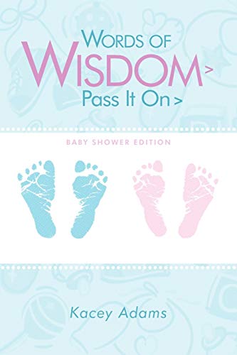 Words of Wisdom Pass it on Baby Shower Edition
