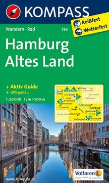 Hamburg - Altes Land: Wanderkarte mit Aktiv Guide und Radwegen. GPS-genau. 1:50000