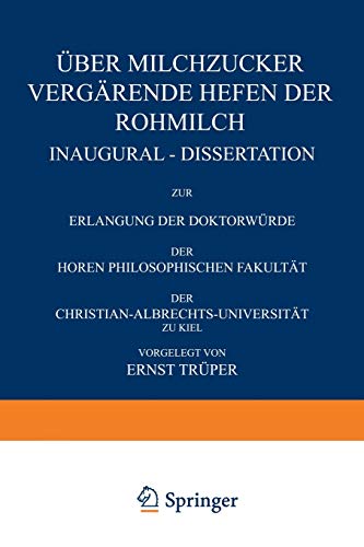 Über Milchzucker Vergärende Hefen der Rohmilch
